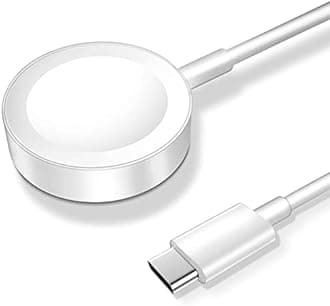 𝟐𝟎𝟐𝟔 𝐔𝐩𝐠𝐫𝐚𝐝𝐞𝐝 Magnetic Charging Cable for Apple Watch Charger,[USB C Port] Wireless Charging Cable Compatible with iWatch Series Ultra/10/9/8/7/6/SE/SE2/5/4/3/2,White