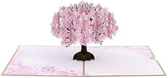 Lovepop Everyday Pop-Up Card for Her and Him- 3D Thinking of You Greeting Cards for Boys, Girls, Men, Women - 5" x 7" Cherry Blossom - Blank Note Card & Envelope Included