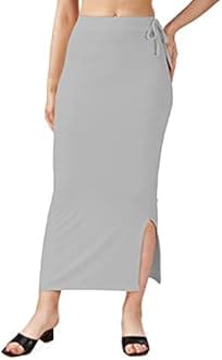 COCOFAB Lycra Saree Shapewear Petticoat for Women, Cotton Blended,Petticoat,Skirts for Women,Shape Wear Dress for Saree