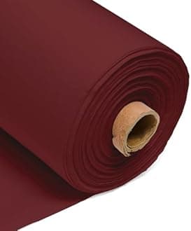 100% Cotton Fabric 60 Inch 150cm Wide 150GSM Material for Sewing, Dressmaking, Quilting, Curtain Linings, Pillowcases & Totes Fabric by The Half Metre by Discount Fabrics LTD(Damson, 50m)