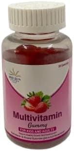 Multivitamin Gummies Supplements for Kids and Adults, Strawberry Flavour, 30 Gummies