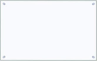 vidaXL Kitchen Backsplash, Transparent, 80x50cm, Tempered Glass, Heat-Resistant and Scratch-Resistant Wall Panel, Tile Splash Guard, Easy to Clean, Kitchen Décor