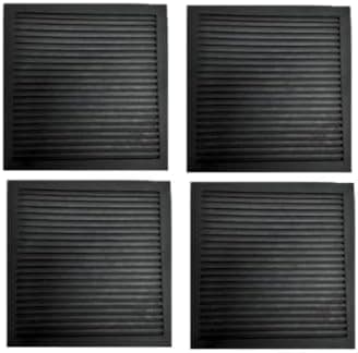 Rubber Anti-Vibration Pads Reduce Noise and Protect Floors 6 inch x 6 inch x 1/2 inch Thickness, Furniture and Washing Machine Pads for Water Pump Base Pads 1pc (6X1/2 INCH 1PC)