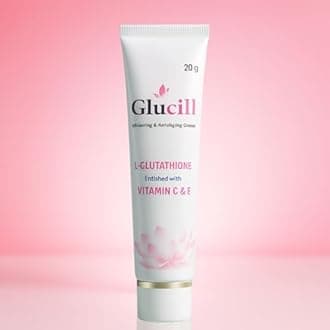 Will Impex Glucill Skin & Anti-Ageing Cream 20gm | L-Glutathione with Vitamin C & E | Brightening & Youthful Glow | Reduces Fine Lines & Wrinkles | UV Defence | Suitable for All Skin Types