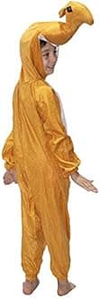 Kaku Fancy Dresses Fleece Camel Farm Animal Costume For Kids - Brown, 3-4 Years | Animal Fancy Dress For Boys & Girls