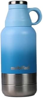 Melbify 3-in-1 Flask with Storage Bowls| Vacuum Flask |Melbiflask Water Bottle | Thermosteel Insulated Flask | 1 Litre | Hot&Cold Water,Coffee,Tea,Milk,Soup|Best Flask for Babies,Office&Travel