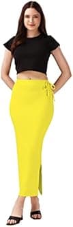 COCOFAB Lycra Saree Shapewear Petticoat for Women, Cotton Blended,Petticoat,Skirts for Women,Shape Wear Dress for Saree