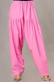 NOBHOB Woman's Plain Cotton SEMI Patiala Salwar Free Size || Plain Patiala || SEMI Patiala Pants || Solid Cotton Patiala || Patiyala || Multicolour