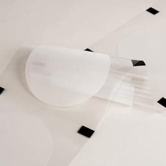 WYZworks Translucent Semi-Transparent Frosted Matte Cup Sealer Film, 3275 Lids/Roll, 90-105mm, for Milk Tea & Holiday Seasonal Boba Drinks, Bubble Tea Shops Beverage Sealing Film for PP Plastic Cup