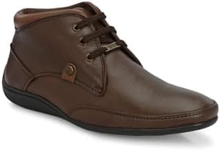 egoss Comforts Premium Genuine Leather Driving Shoe Boots For Men-G-549