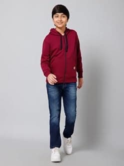 Alan Jones Clothing Boy's Fleece Hooded Sweatshirt