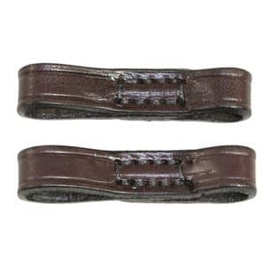 Dover Saddlery Tory Leather Bit Keepers