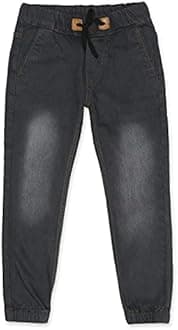 Urbano Juniors Boy's Slim Fit Mid Rise Stretchable Jogger Jeans