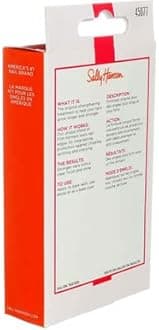 Sally Hansen Hard As Nails Strengthener Clear 0.45 Ounce (13.3ml) (3 Pack)