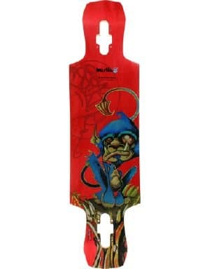 Bustin Maestro Mini Monkey Deck - 8.75x34 Red