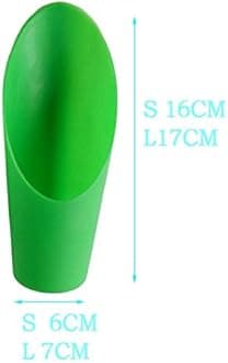 Lankater Planting Multi-purpose Shovel Fleshy Plant Soil Shovel Plastic Spade Bucket Scoop Potted Cultivation Cylinder Succulent Planting Potting Cup for Home Gardening Supplies(green)