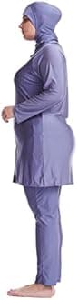 Muslim Swimsuits for Women Plus Size 2 Piece Fully Covered Swimsuits Burkini