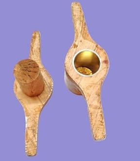 Retail Charms, Handmade Wooden idiyappam Maker Kitchen Press Tool and chakli Press Maker Sev Sancha Maker with Brass Bottom Sheet