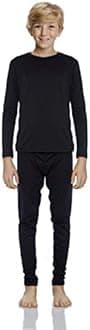 Rocky Thermal Underwear for Boys Cotton Knit Thermals Kids Base Layer Long John Pajamas Set