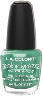 L.A. COLORS Color Craze Nail Polish, Peppy CNP631