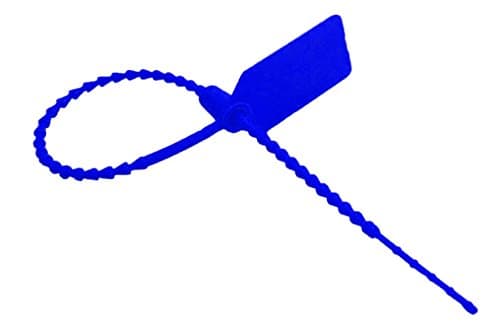 Security Tag Seal/Fire Seal Fastener - Different Pack Sizes & Colours Available (Blue, 50 Pieces)