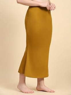 TRENDMALLS Lycra Spandex Saree Shapewear Petticoat for Women, Cotton Blended, Petticoat, Silhouette, Skirts for Women, Shape wear Dress For Saree