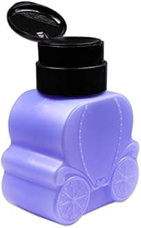 Beauticom Professional BLUE Carriage Shaped Nail Pump Dispenser Bottle (Size: 250ml) for Nail Acrylic Acetone Liquid Polish Remover Bottle Tool