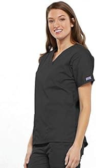 Cherokee Scrub for Women V-Neck Top Traditional fit with Dolman Sleeve and Fade Resistant Fabric - 4700