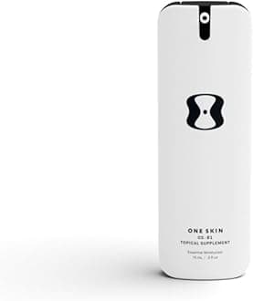 OneSkin FACE OS-01 Peptide Topical Supplement MINI | Skin Longevity Age Reversal Moisturizer | Safe for Sensitive Skin, Fragrance-Free, 15 mL / 0.5 oz