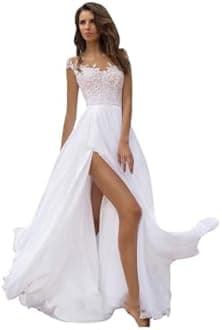 Beach Mermaid Wedding Dresses for Bride 2025 Lace Appliques Tulle Bride Dress He1006