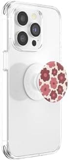 PopSockets Phone Grip with Expanding Kickstand, Adhesive Grip - Mauve Floral