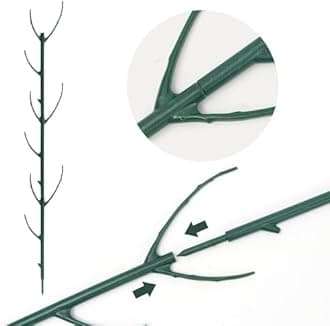 Stackable Twig, 5 Pack Plant Support Frame & Plant Cage Support Rings for Sphagnum, Twig Trellis for Indoor Outdoor Plants Potted Plants Flower Other Climbing Plants