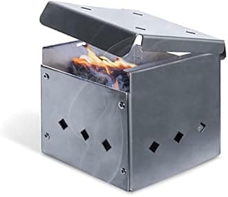 DKS Smoker Cooker Box for Grill | Turn Any BBQ Grill Into A Smoker | No Propane or Charcoal Needed | Provides All The Heat and Smoke to Cook Any Food (64 cu inches)