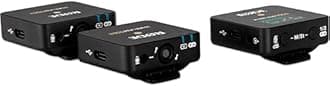 Rode Wireless GO 2 Dual Compact Digital Wireless Microphone System with Rode SC7 TRRS Cable and Calrad 42-222 Lightning to 3.5mm Headphone Adapter