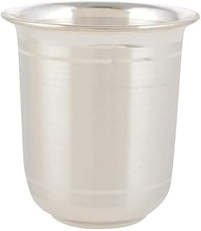 Victoria Jewels, Pure Silver Glass for Puja and Silver Gift Item | Silver Tumbler - 10Gm, 10 Milliliter