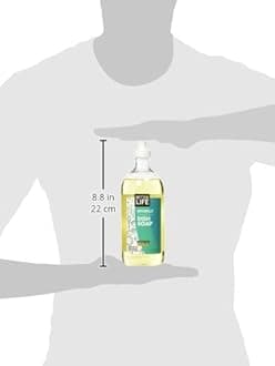 Better Life Sulfate Free Dish Soap, Tough on Grease & Gentle on Hands, Lemon Mint, 22 Ounces, 2406K