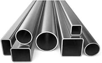 Stainless Steel Square Tubing Tube 25mm x 25mm x 2mm x 1880mm, 1" x 1" x 2/25" x 74.02" Long, 2 Pack 304 SS Square Tubings 2mm Thickness Polished Finished from Bopaodao
