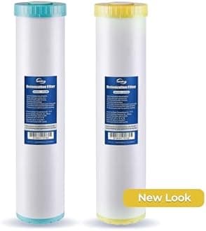 iSpring FD25B Deionized Water Filter for Spotless Car Wash System, Fits WGB22BD Deionized Water System for Car Wash, 4.5” x 20”