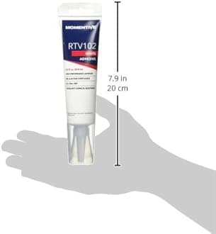 Momentive RTV102 One Part Silicone Sealant, 2.8 Ounce Tube, White