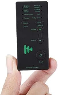 Zopsc Mobile Phone Voice Changer 300mAh 3.7V Sound Card with 4 Sound Cahnge External USB Voice Disguiser Device Phone Microphone for Cell Phone Webcast Live