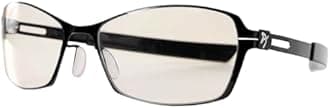 Arozzi Visione VX-500 Computer gaming glasses - Anti-glare, UV and Blue light protection, Eye strain relief, Comfortable gaming, Black