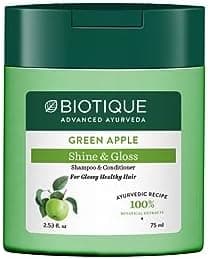 Biotique Bio Green Apple Fresh Daily Purifying Shampoo & Conditioner for Oily Scalp & Hair, 75 ml