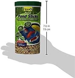 Tetra Pond Sticks, Koi Fish & Goldfish Food, Soft Sticks, Easy to Digest Floating Pond Fish Food, 3.53 ounces