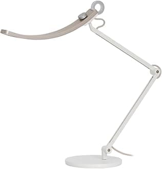 WiT e-Reading Desk Lamp | Eye-Caring for Reading, Study, Craft | Ultrawide, Bright, Dimmable with 13 Colour Modes | Adjustable Arm | Matte Gold