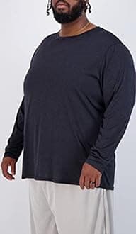 3 Pack:Men s Big and Tall Tech Stretch Long Sleeve Crew Quick Dry Dri Fit T-Shirt Wicking Active Athletic Gym Top Plus Size Clothes Lounge Sleep Running Essentials Basketball Workout Tee - Set 1, 4XLT