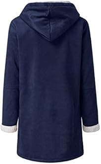 SHAOBGE Womens Plus Size Winter Coats Warm Sherpa Fleece Lined Jackets Hooded Parka Faux Suede Pea Coat Outerwear 2024