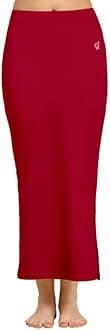 Women's Polyester Spandex Stretchable Straight Saree Shapewear Petticoat for Women, Cotton Blended, Skirts for Women, Saree Shaper