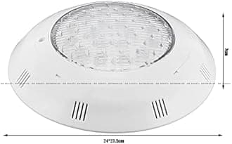 OSE 36 Watt Under Water Swimming Pool and Fountain LED Lights IP68 ABS Material, Changeable Colour(Red,Green,Blue) with RGB Controller and SMPS (Pack of 1 Pcs Light)