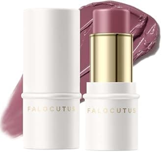 FALOCUTUS 2Pcs Cream Blush Makeup Stick,Monochromatic Multi-Stick Face Blush for Cheek,Lip and Eye,Matte and Dewy Finish for Long Wearing,Easy Application.SERENITY