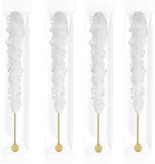 Fruidles Cherry Rock Candy Lollipops Pops Candy Suckers, Color and Flavor Assortment, Individually Wrapped (20-Pack)